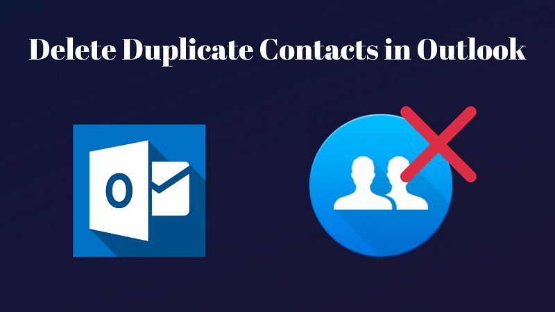 outlook duplicated contacts